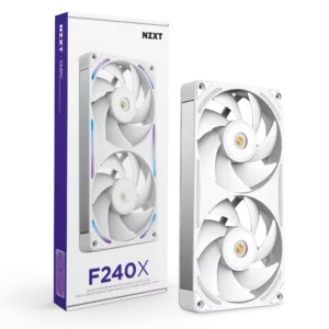 NZXT F240X - 240mm Performance RGB Fan (Single-Frame) - White