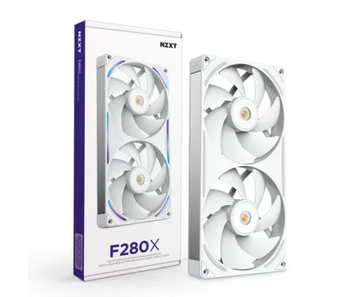 NZXT F280X - 280mm Performance RGB Fan (Single-Frame) - White – Image 2