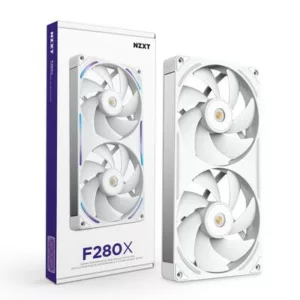 NZXT F280X - 280mm Performance RGB Fan (Single-Frame) - White – Image 4