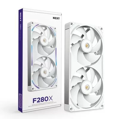 NZXT F280X - 280mm Performance RGB Fan (Single-Frame) - White – Image 4