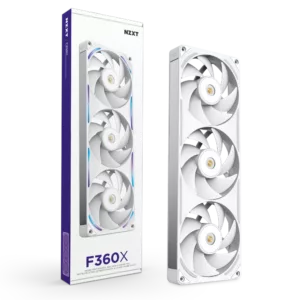 NZXT F360X - 360mm Performance RGB Fan (Single-Frame) - White