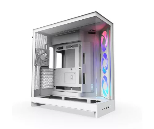 NZXT H9 Flow RGB - All White