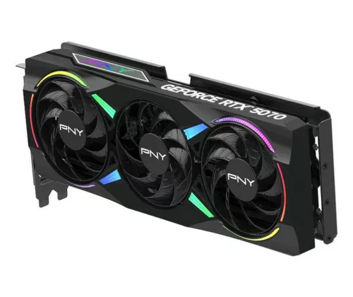 PNY GeForce RTX 5070 12GB ARGB Overclocked Triple Fan – Image 4
