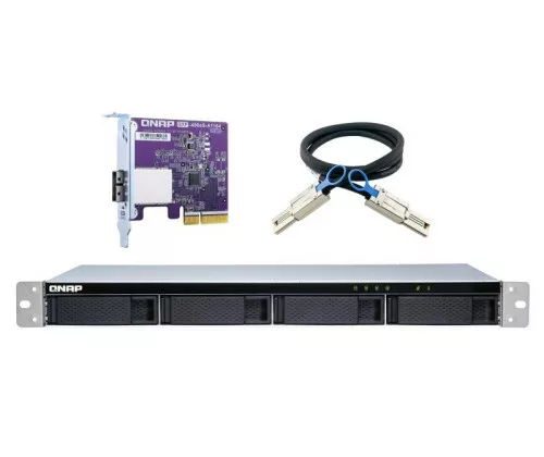 QNAP Rack 1U 4 Baies + PCIe Card – Image 2