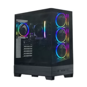 Alternative view of Ryzen5 7500F - B650M - RTX5060 8Go - VENGEANCE DDR5 16Go - SSD 1To - USB Type-C en facade - LAN 2.5 GbE - 750W - Windows 11 en version d'essai avec ses pilotes preinstalles.