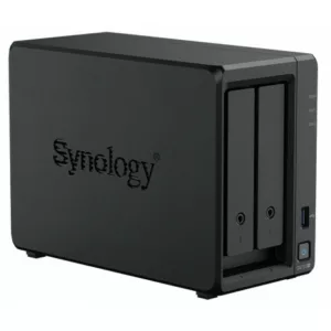 Synology DiskStation DS725+ serveur de stockage NAS Ryzen Embedded R1600 4 Go DDR4 0 To Noir