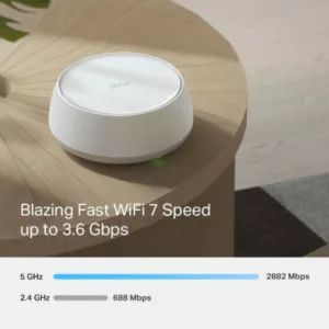 TP-Link DECO BE25(1-PACK) système Wi-Fi maillé Bi-bande (2,4 GHz / 5 GHz) Wi-Fi 7 (802.11be) Blanc 2 Interne – Image 4
