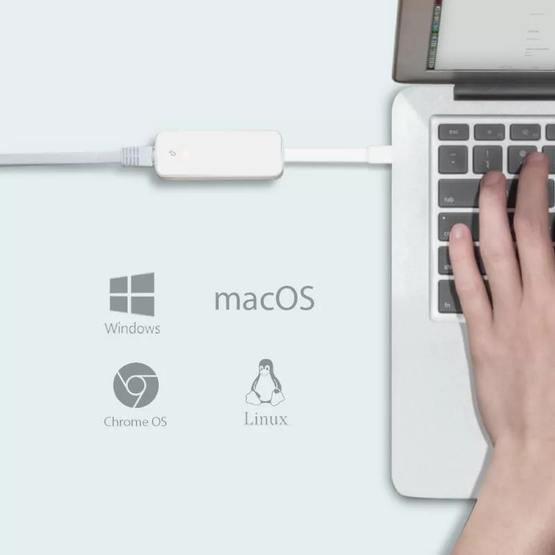 TP-Link UE300C - Adaptateur réseau USB Type-C vers RJ45 Gigabit Ethernet – Image 6