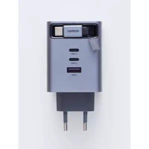 UGREEN Chargeur 100W 2C1A GaN avec cable Retractable USB-C – Image 3