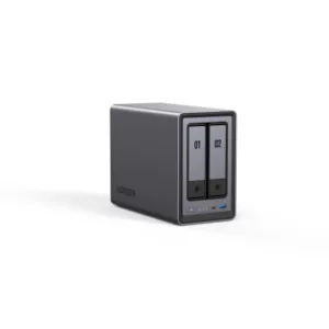 Alternative view of Ugreen NASync DXP2800 NAS System 2-Bay Compact Intel® N N100 8 Go DDR5 0 To UGOS Pro Noir