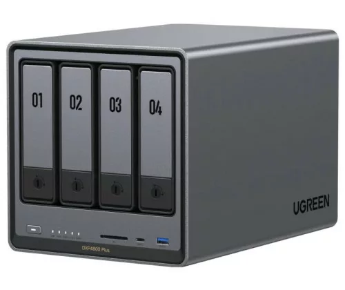 Ugreen NASync DXP4800 Plus NAS Bureau Intel® Pentium® Gold 8505 8 Go DDR5 0 To UGOS PRO