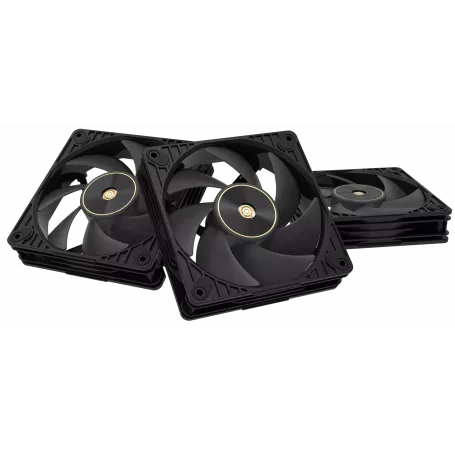Ventilateur 120mm PWM pour boitier - Triple Fan Kit - Connecteurs Daisy-Chain brevetes pour une installation fluide - Controle du ventilateur a trois modes
