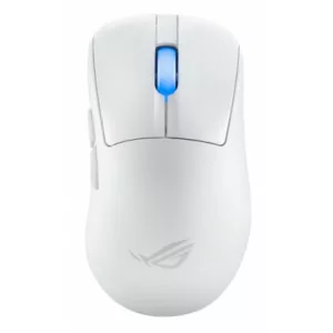 ASUS ROG Keris II Ace Wireless AimPoint White souris Droitier RF Wireless + Bluetooth + USB Type-A Optique 42000 DPI