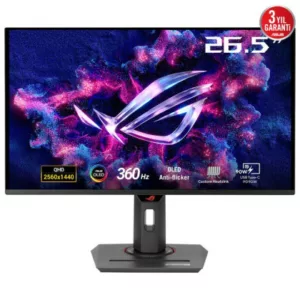 ASUS ROG Strix OLED XG27ACDNG écran plat de PC 67,3 cm (26.5") 2560 x 1440 pixels Quad HD QDOLED Noir