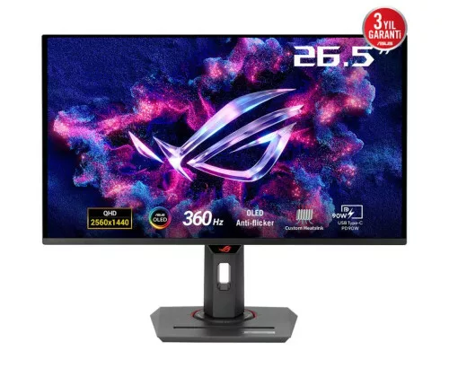 ASUS ROG Strix OLED XG27ACDNG écran plat de PC 67,3 cm (26.5") 2560 x 1440 pixels Quad HD QDOLED Noir