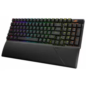 Alternative view of ASUS ROG Strix Scope II 96 Wireless clavier USB + RF Wireless + Bluetooth QWERTY Français Noir