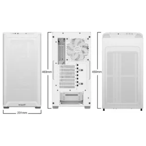 BE QUIET! PURE BASE 501 Airflow White abîmé – Image 2