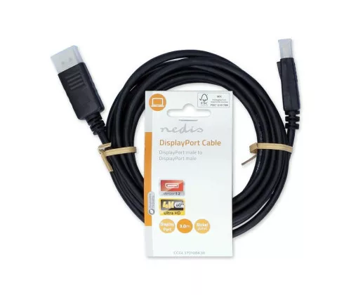 CABLE Display Port Male - Male 4K 3M – Image 3