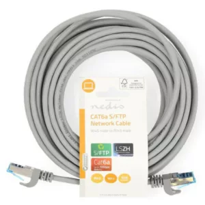 CABLE RJ45 CAT-6a S/FTP MALE -MALE 10M GRIS – Image 3