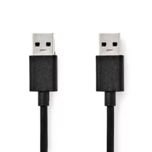Alternative view of CABLE USB 3.2 A-Male B-Male 2m noir
