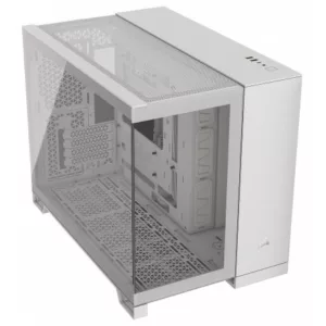 CORSAIR 2500X Micro ATX Dual Chamber PC Case - White
