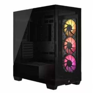CORSAIR 3500X ARGB Mid-Tower PC Case, Black