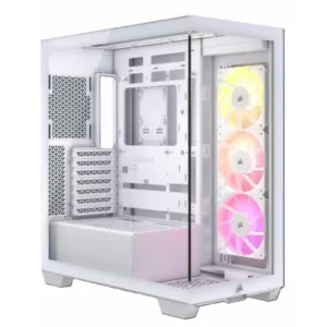 CORSAIR 3500X ARGB Mid-Tower PC Case, White