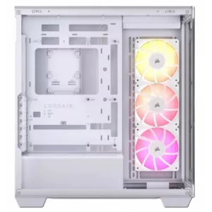 CORSAIR 3500X ARGB Mid-Tower PC Case, White – Image 4