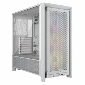 Alternative view of CORSAIR 4000D RGB AIRFLOW True White