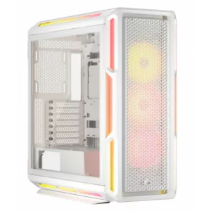 CORSAIR 5000T LX RGB Tempered Glass MT Blanc