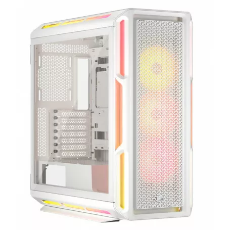 CORSAIR 5000T LX RGB Tempered Glass MT Blanc
