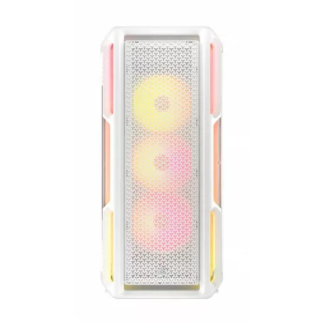 CORSAIR 5000T LX RGB Tempered Glass MT Blanc – Image 4