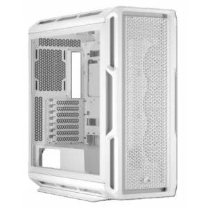 CORSAIR 5000T Tempered Glass MT Blanc