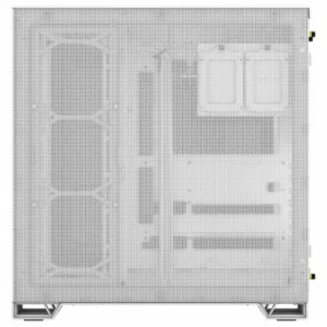 CORSAIR 6500D AIRFLOW Mid-Tower Dual Chamber PC Case-WHITE – Image 4