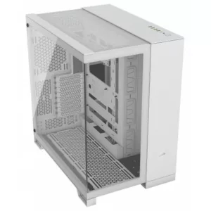 CORSAIR 6500X Mid-Tower Dual Chamber PC Case-WHITE