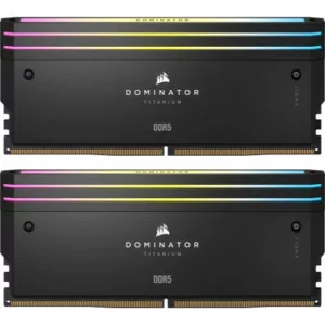 CORSAIR DOM. TITANIUM Black Heat. RGB LED D5 7000 32G (2x16G) – Image 4