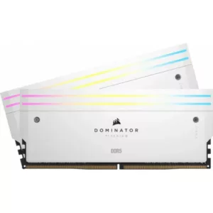 CORSAIR DOM. TITANIUM White Heat. RGB LED D5 6400 32G (2x16G)