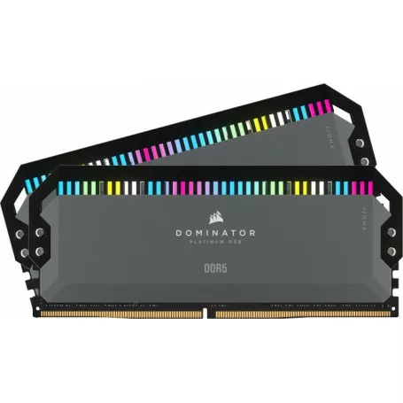 CORSAIR DOMINATOR PLATINUM RGB LED DDR5 Cool Grey 5600 32GB (2X16G) – Image 2