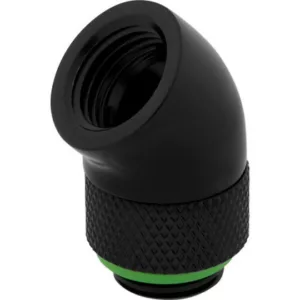 Alternative view of CORSAIR Hydro X Series XF Embout 45° rotatif - Noir (x 2)