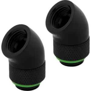 CORSAIR Hydro X Series XF Embout 45° rotatif - Noir (x 2) – Image 3