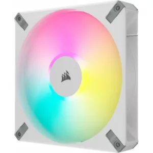 CORSAIR iCUE AF140 RGB ELITE 140 mm - Blanc-pack de 2 – Image 3