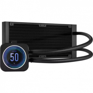 Alternative view of CORSAIR iCUE H100i ELITE LCD XT