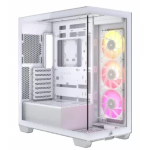 CORSAIR iCUE LINK 3500X RGB Mid-Tower PC Case, White