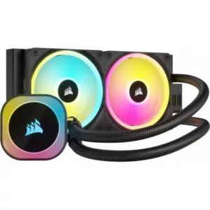 CORSAIR iCUE LINK H100i RGB Liquid CPU Cooler with QX120 RGB fans