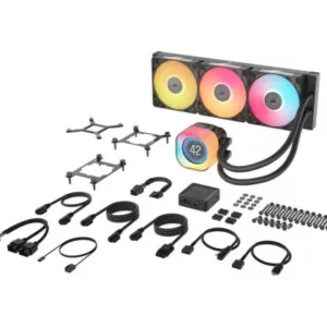 Corsair iCUE LINK TITAN 360 RX LCD Processeur Refroidisseur d'air 12 cm Noir 1 pièce(s) – Image 4