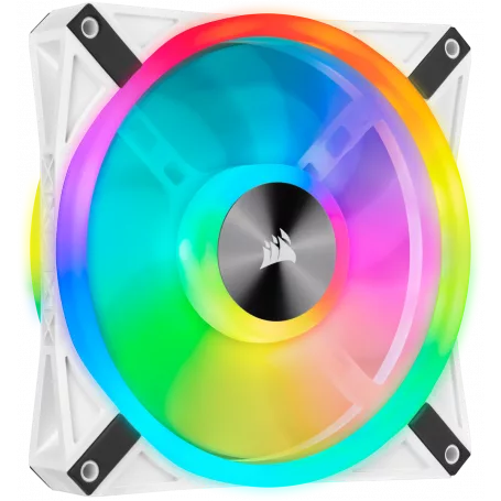 CORSAIR ICUE QL140 RGB Blanc 120mm Pack de 2 – Image 3