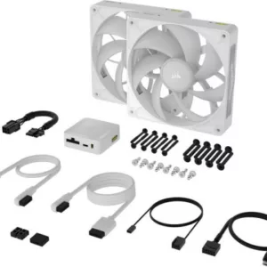 Corsair Kit de démarrage ventilateurs iCUE LINK RX140 RGB Max White Dual Fan – Image 3