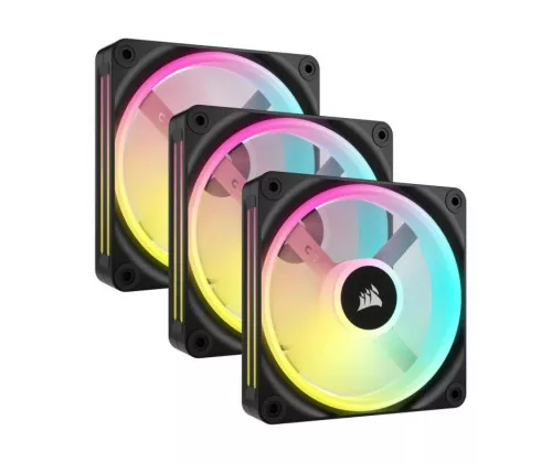 CORSAIR Kit de démarrage ventilateurs PWM 120 mm CORSAIR iCUE LINK QX120 RGB