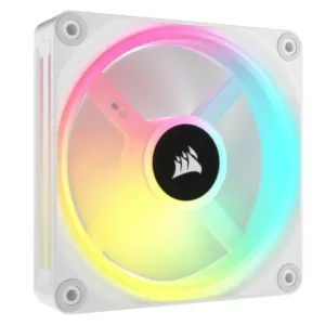 CORSAIR Kit de démarrage ventilateurs PWM 120 mm CORSAIR iCUE LINK QX120 RGB -WH