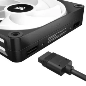 CORSAIR Kit de démarrage ventilateurs PWM 120 mm CORSAIR iCUE LINK QX120 RGB – Image 3